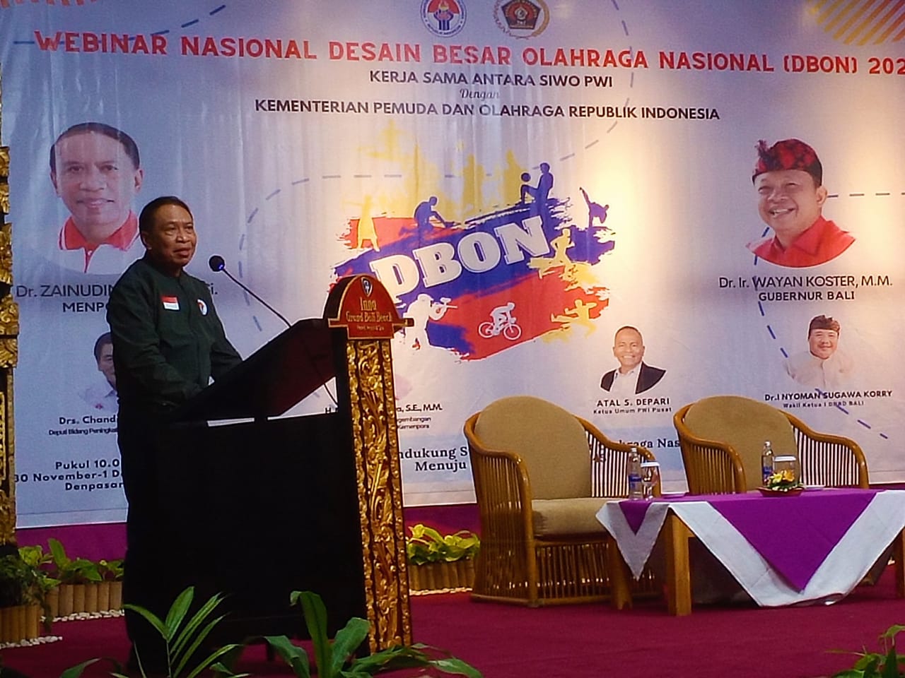 Menpora Amali di Bali: DBON untuk Bangkitkan Semangat Berolahraga