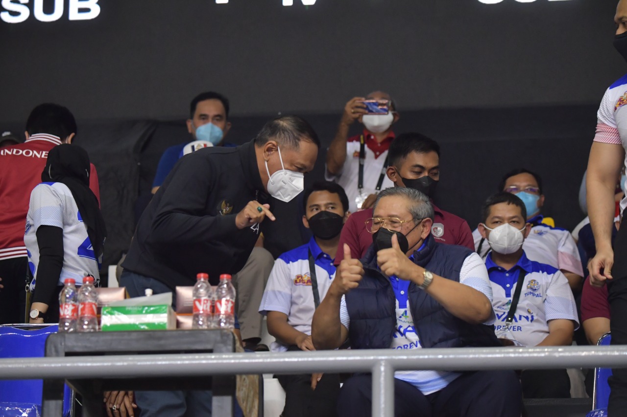 Menpora dan mantan Presiden SBY