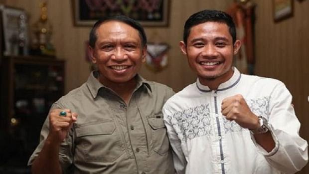 Menpora dan Evan Dimas