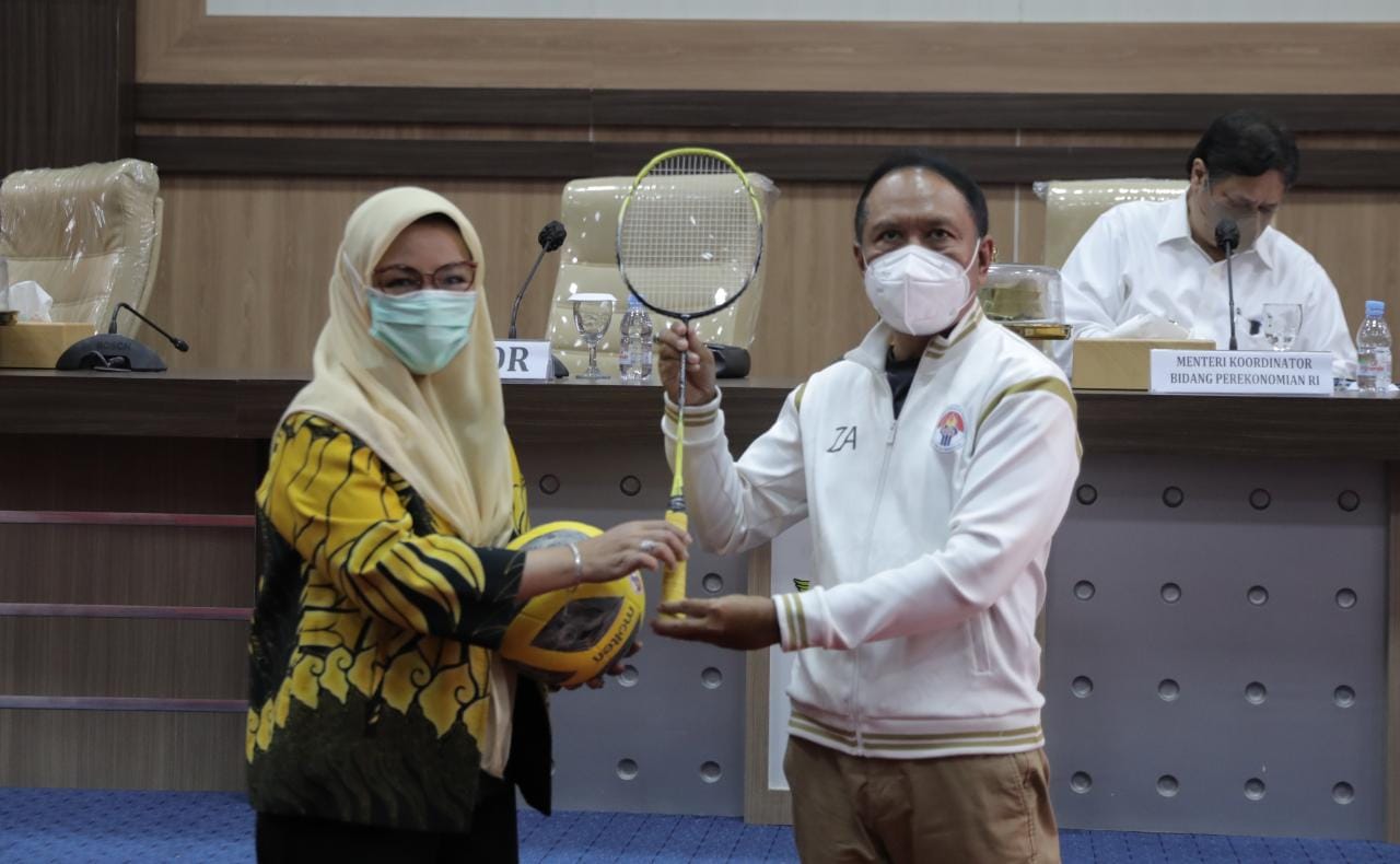 Menpora dan Rektor Unhas