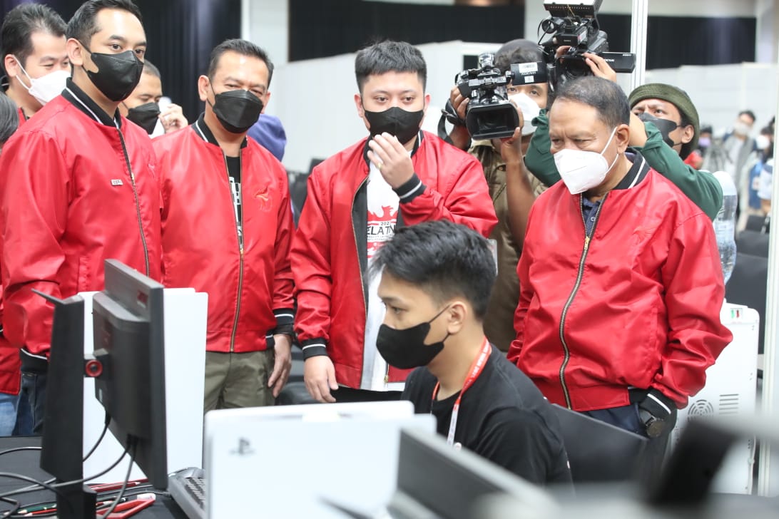 Menpora Sambangi Pelatnas Esports Indonesia untuk SEA Games 2021
