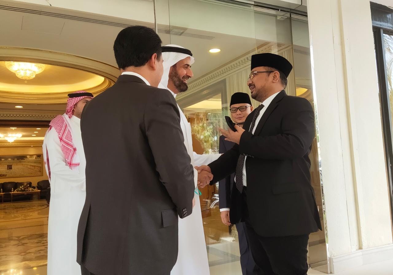 Menag Yaqut dan Menteri Urusan Haji-Umrah Arab Saudi