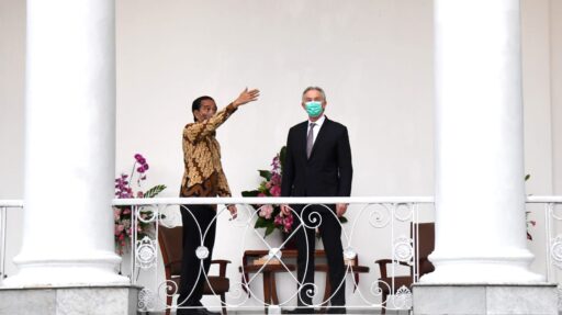 Presiden Jokowi dan mantan PM Inggris