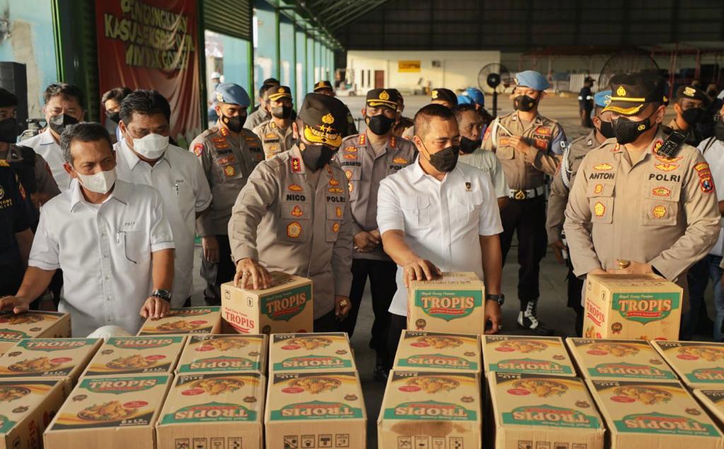 Polisi gagalkan penyelunduran minyak goreng