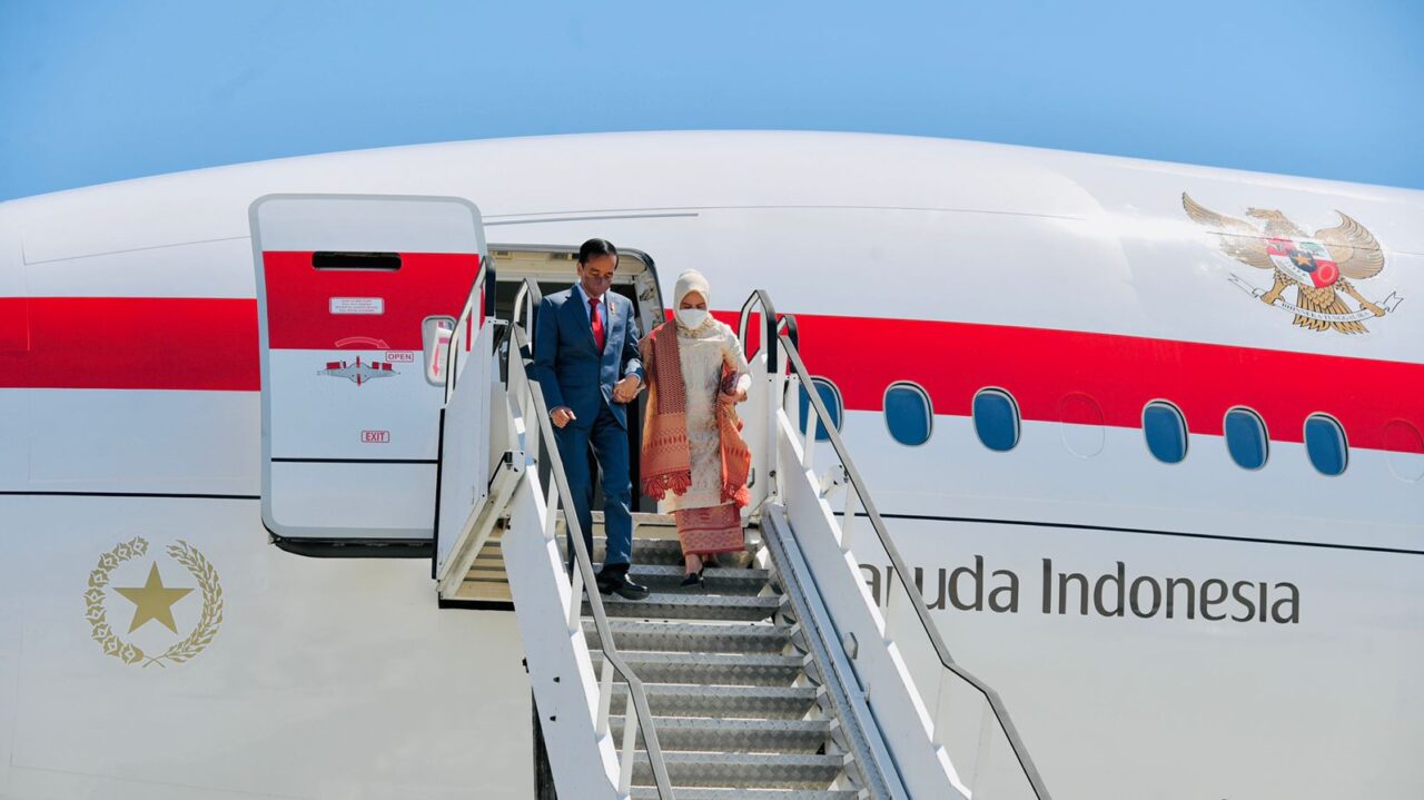 Presiden Jokowi dan Ibu Negara Iriana