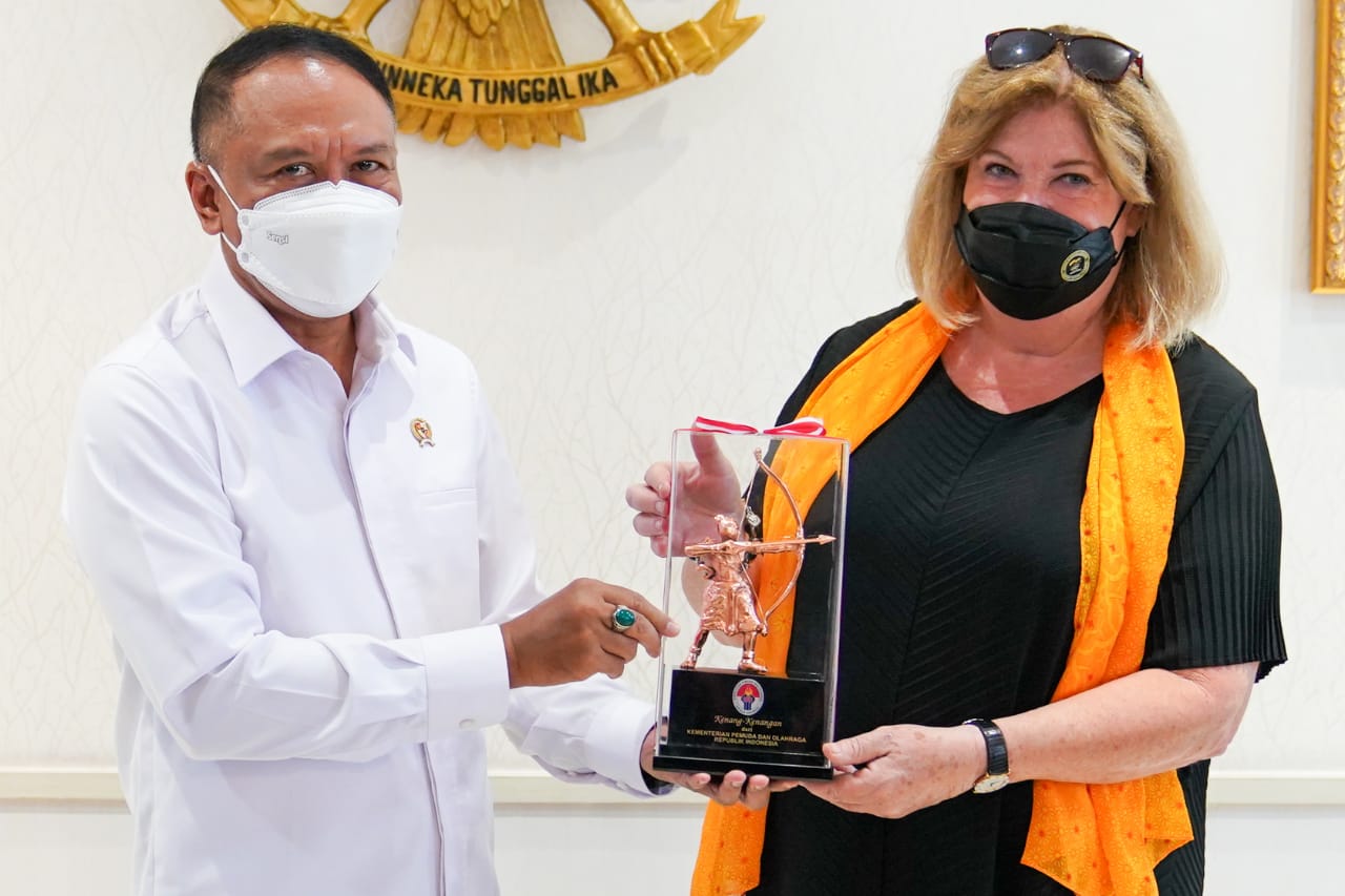 Bahas World Beach Games 2023 di Bali, Menpora Terima Sekjen Asosiasi Komite Olimpiade