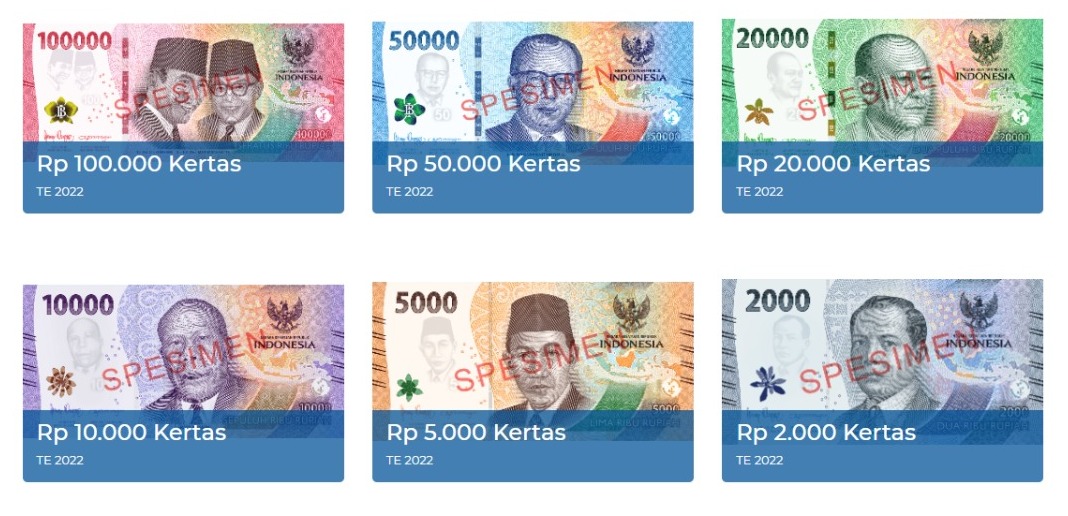 Uang Tahun Emisi 2022