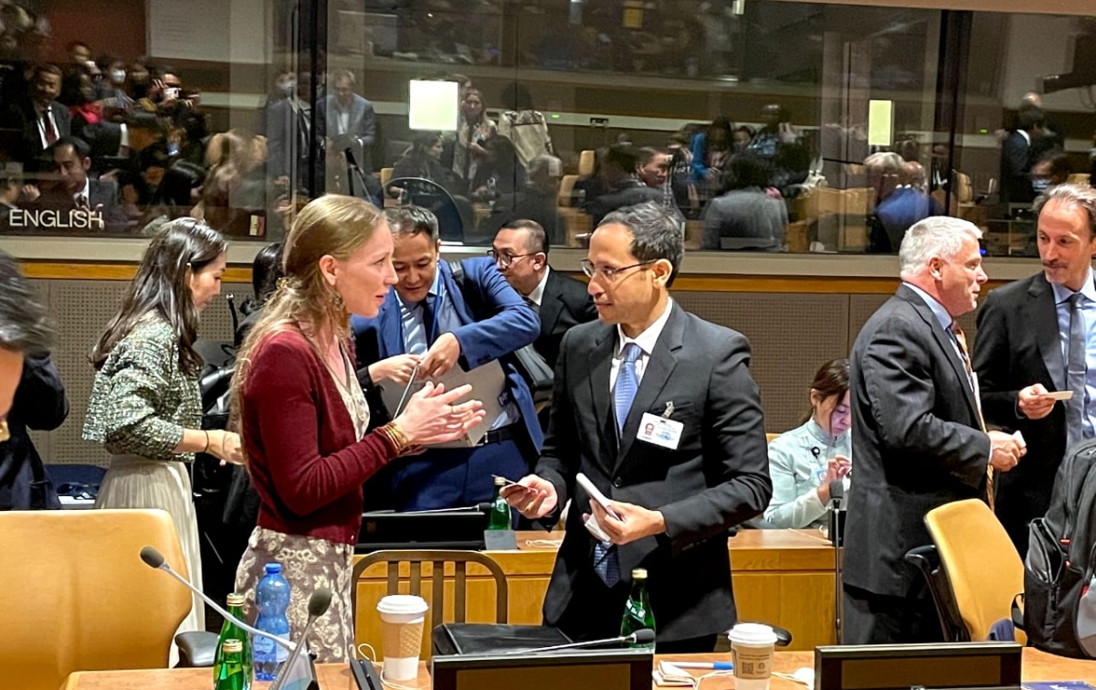 Mendikbudristek di markas PBB