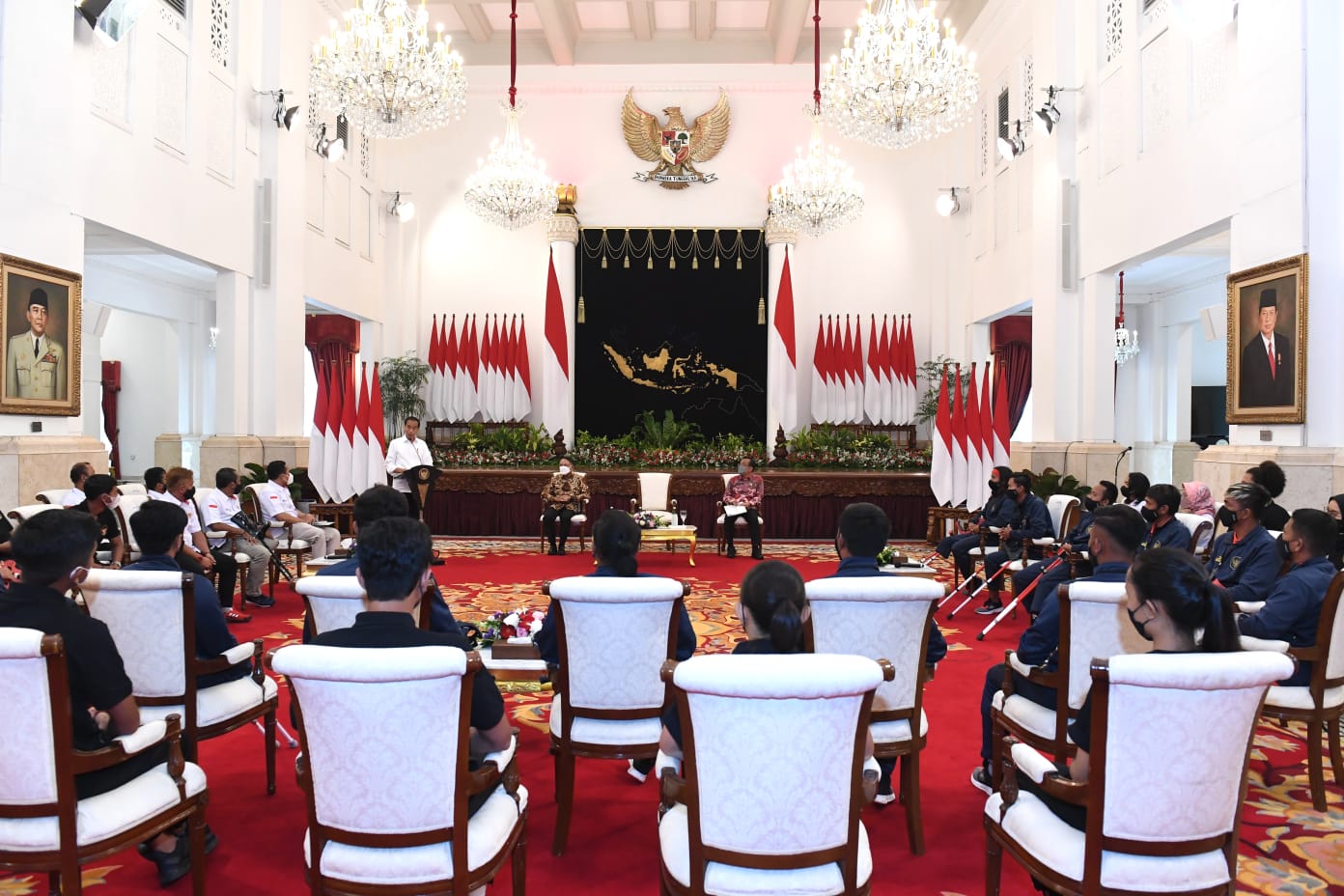 Menpora Dampingi Timnas Amputasi Bertemu Presiden Jokowi