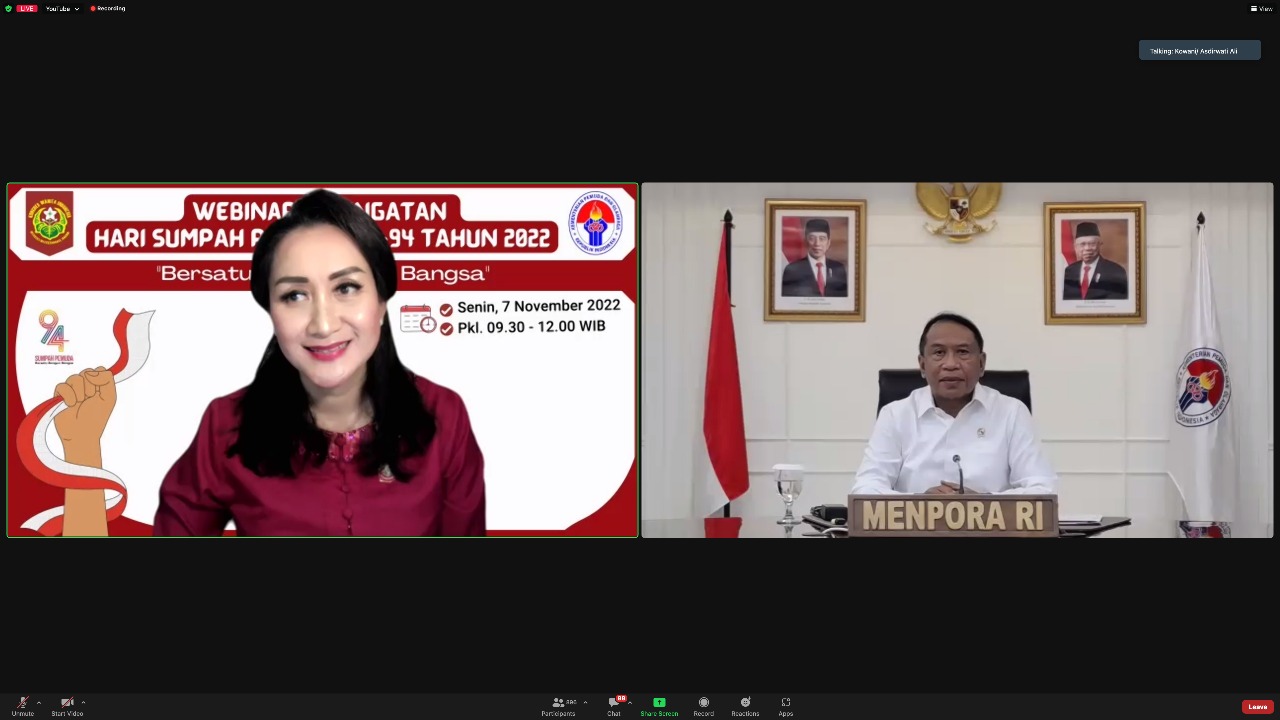 Menpora Zainudin Amali