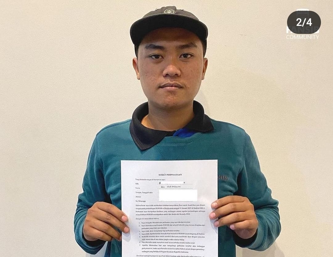 Persib Amankan Oknum Suporter yang Bikin Mereka Didenda Rp120 Juta