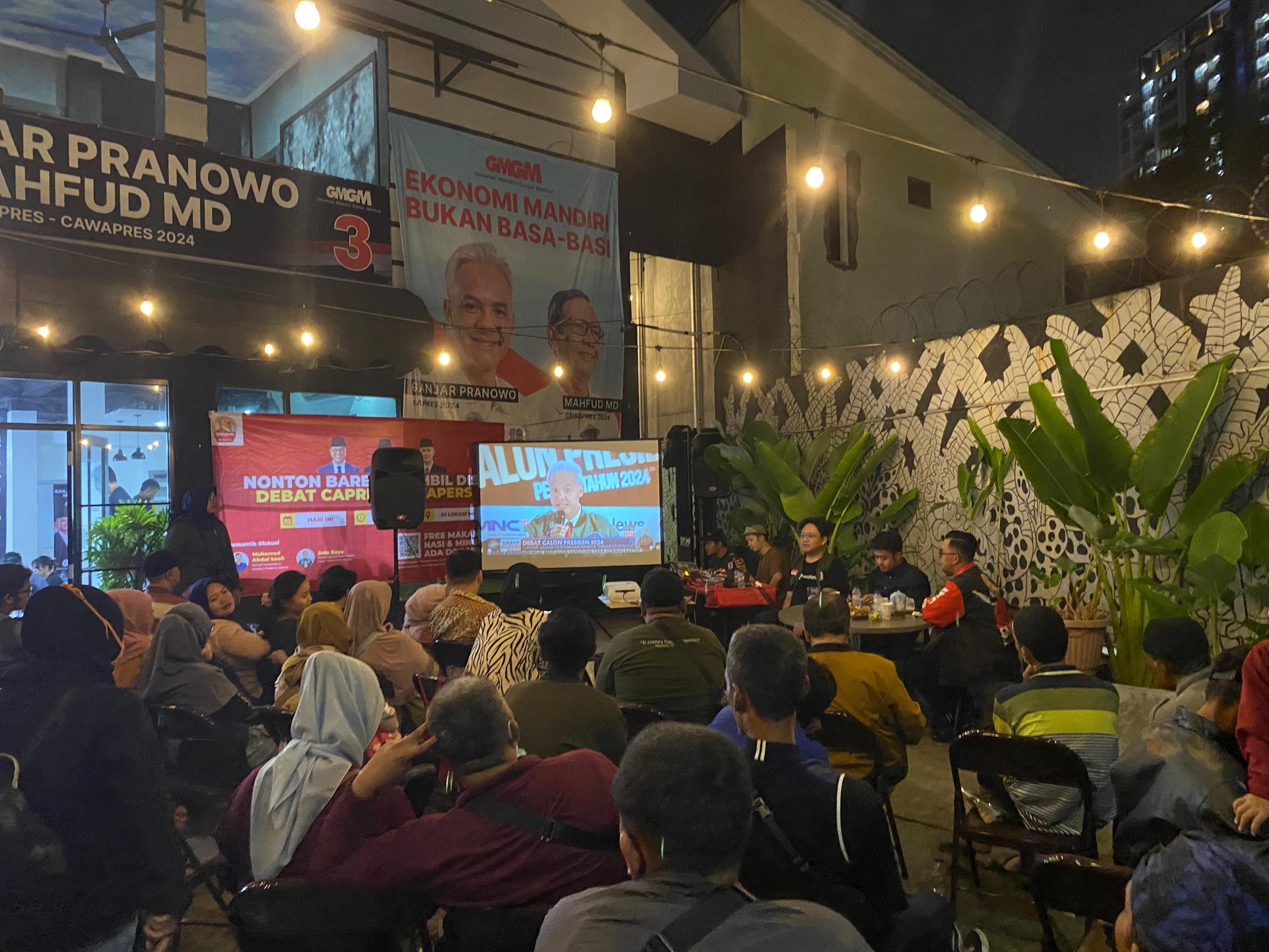 Debat Capres Ketiga, Generasi Mandiri Ganjar-Mahfud Gelar Nobar di Banyak Lokasi