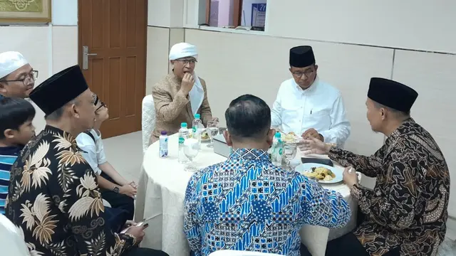 Anies Baswedan Silahturahmi dengan Aa Gym di Masa Tenang Pemilu