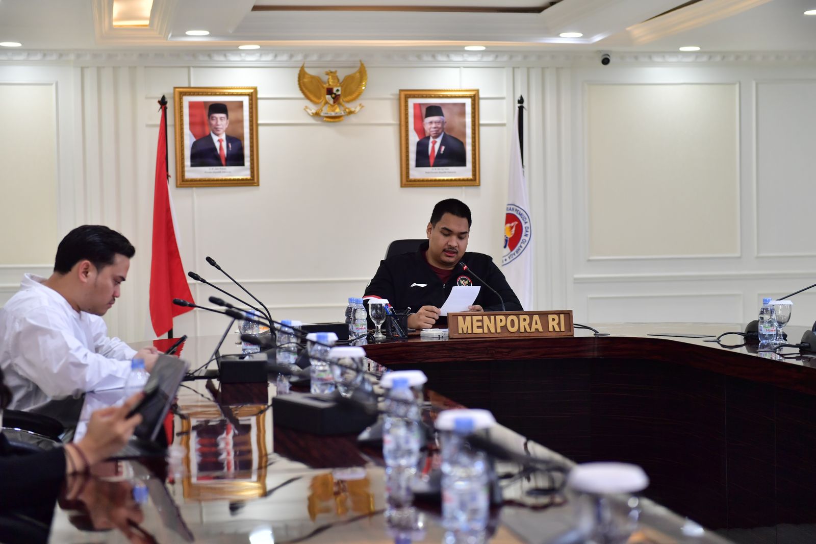 Arahan Menpora Dito di Rakor PB PON XXI Tahun 2024 Wilayah Sumut