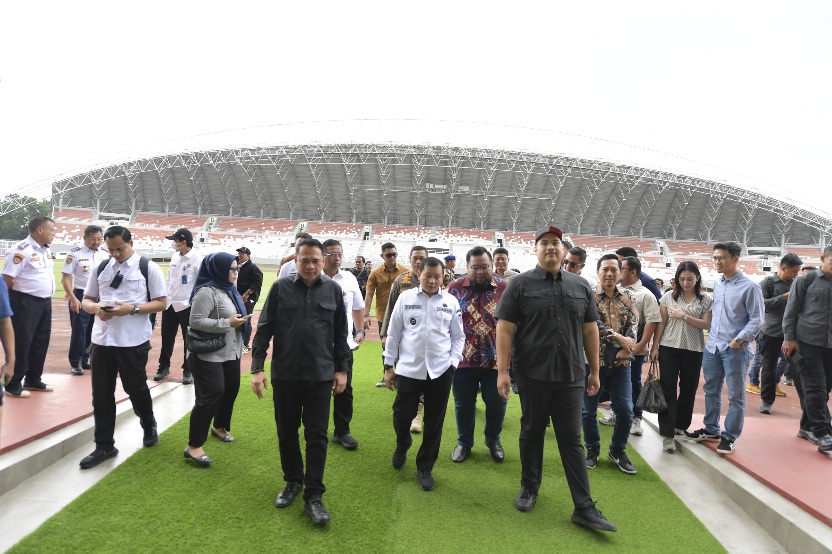 Tinjau Jakabaring Sport City, Menpora Dito Ingin Pastikan Kesiapan Menyambut Sejumlah Event