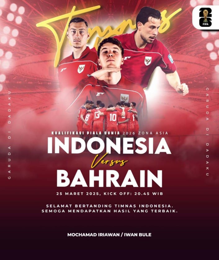 Iwan Bule Berikan Semangat untuk Timnas Indonesia Jelang Laga Lawan Bahrain