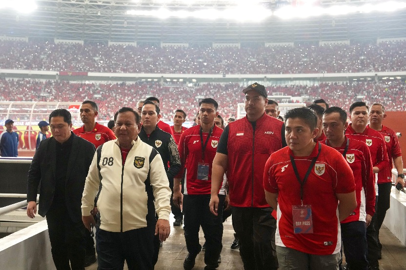 Menpora Dito Dampingi Presiden Prabowo di Stadion GBK, Jadi Saksi Kemenangan Timnas Indonesia atas Bahrain