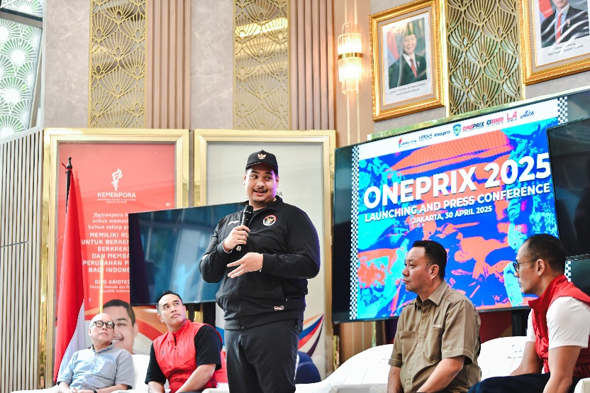Apresiasi OnePrix 2025, Menpora Dito Harap Industri Balap Motor Tanah Air Makin Berkembang