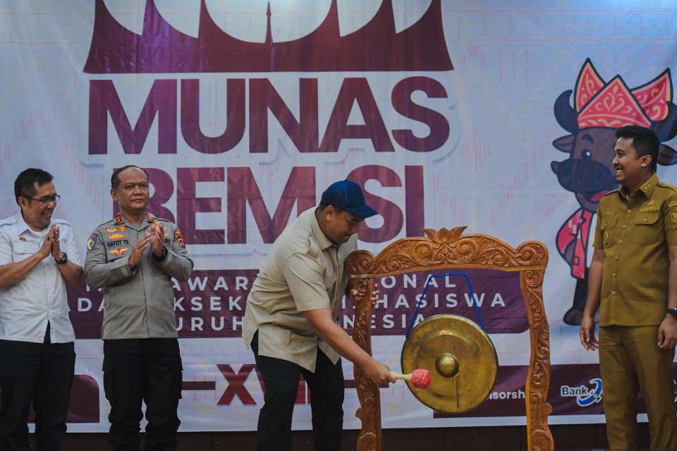 Buka Munas BEM SI XVIII, Menpora Dito Tekankan Peran Mahasiswa sebagai Mitra Kritis Strategis Pemerintah